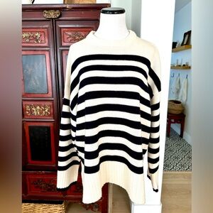 Zara oversized striped sweater Size XL